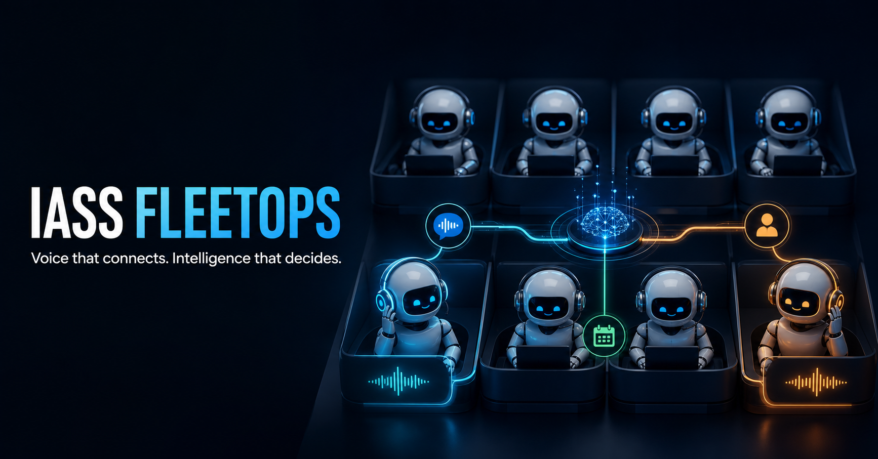 IASS FleetOps com agentes de voz
