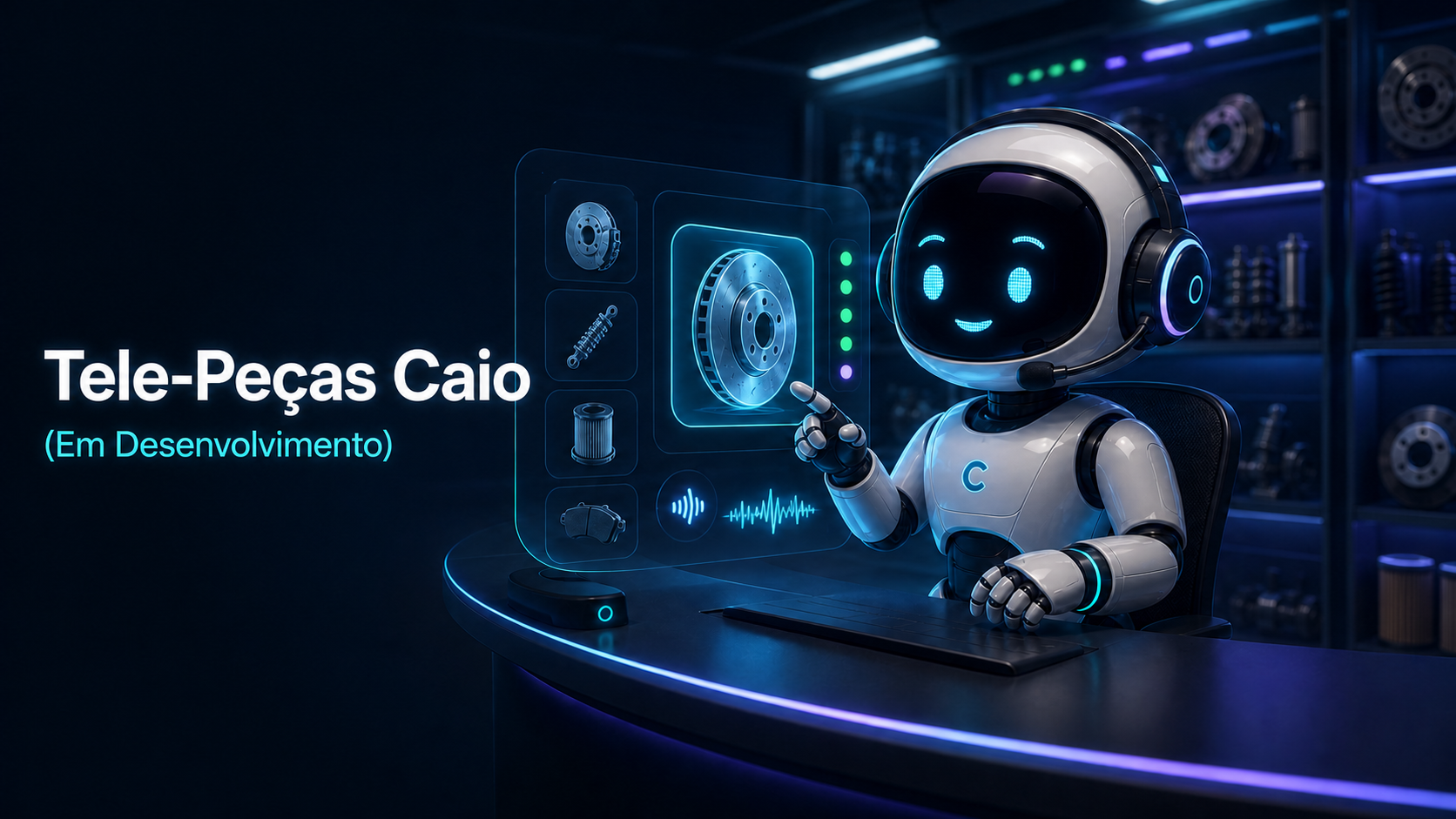 Tele-Peças Caio em desenvolvimento