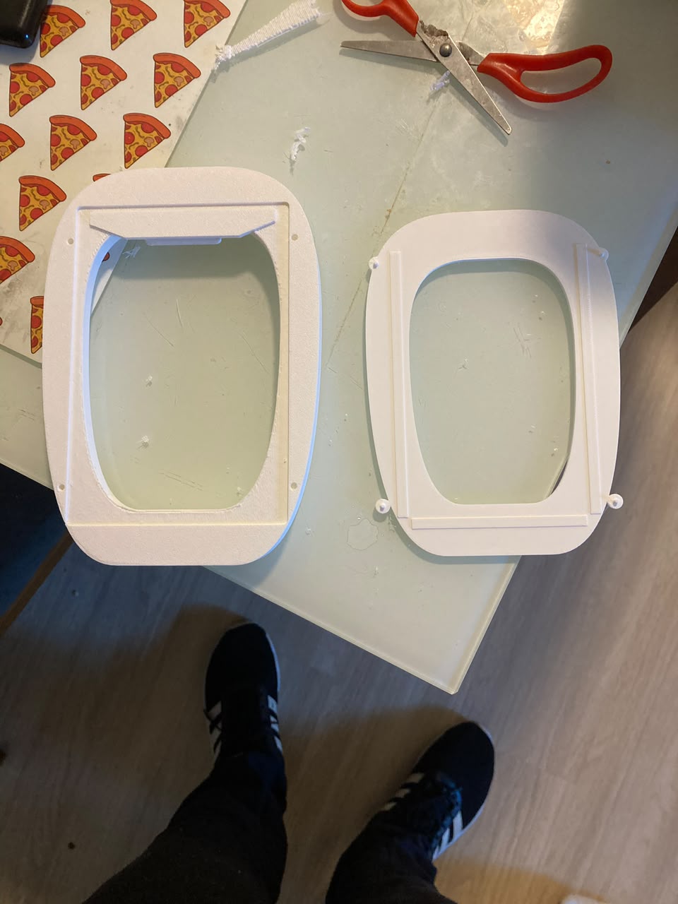 Protótipo físico de janela