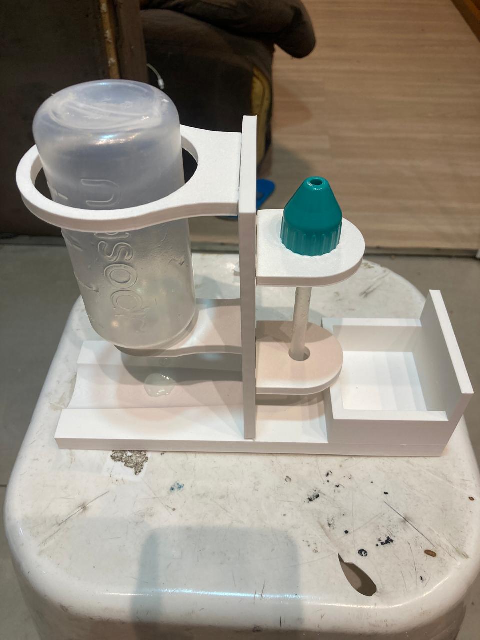 Protótipo impresso em 3D de suporte Sinu